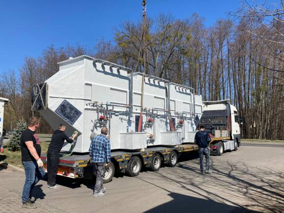 Tholander Anlage auf einem Sattelzug