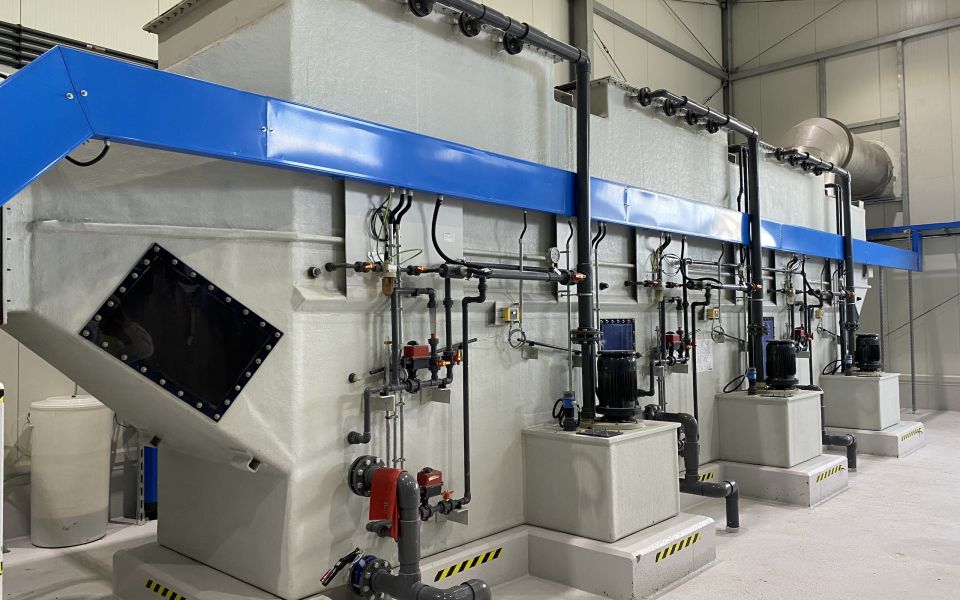 Crossflow Scrubber plant