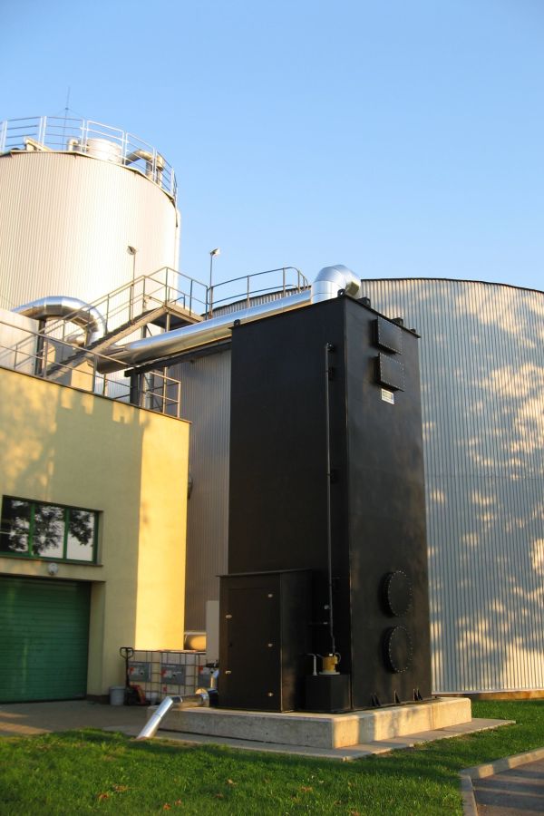 Biotricklingfilter plant