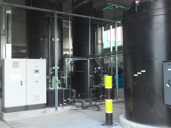 Counter-Current Scrubber plant