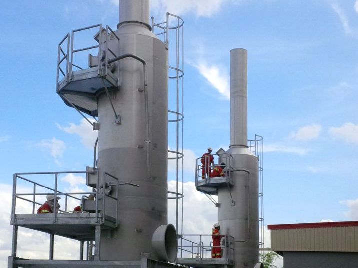 Counter-Current Scrubber plant kambodscha