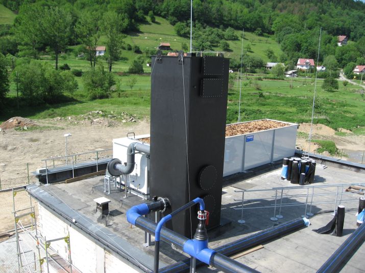 Biotricklingfilter plant